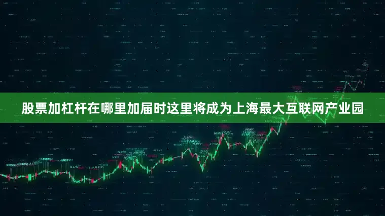 股票加杠杆在哪里加届时这里将成为上海最大互联网产业园